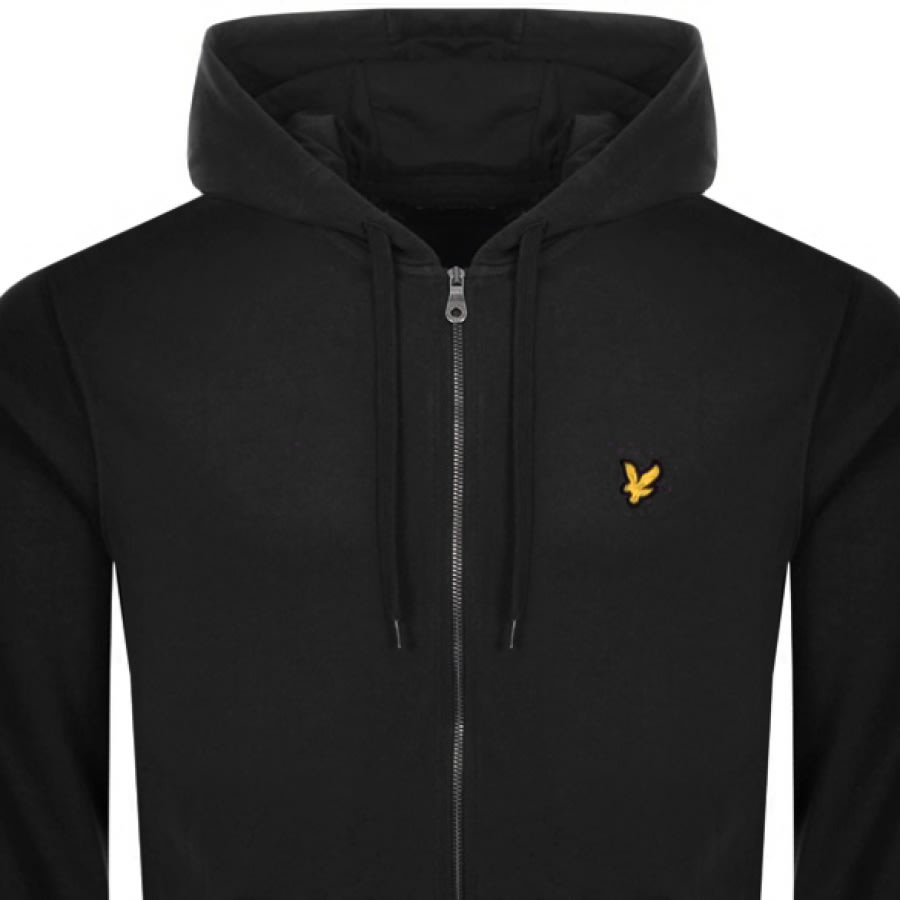 Alternative Image for ProductLyle And Scott Full Zip Hoodie Black2